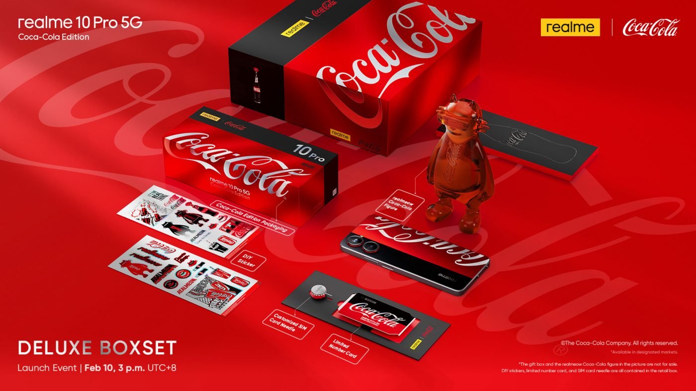 realme 10 pro 5g coca cola edition